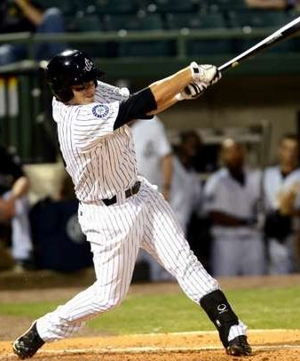Steven Proscia broke an 0-for-23 with game winning double in 7th last night. (Megan Smith/Jackson Sun)