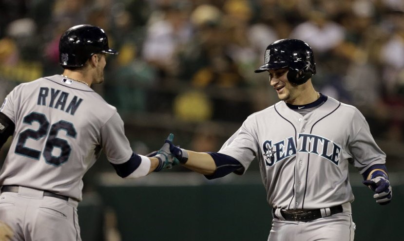 Former General Mike Zunino blasted his first MLB HR last night in Oakland. (THEARON W. HENDERSON/GETTY IMAGES)