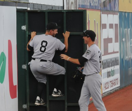 Forrest Snow re-joined the Generals yesterday at game time. He was greeted in a strange way in the bullpen by catcher Mike Dowd.